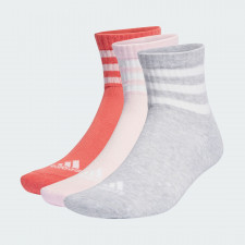 3-Stripes Cushioned Sportswear Mid-Cut Socks 3 Pairs