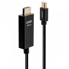 Adapter Mini DisplayPort na HDMI LINDY 40920 Czarny 50 cm