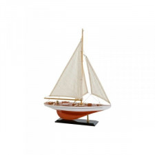 Barco DKD Home Decor 42 x 9 x 60 cm Brązowy Pomarańczowy Śródziemnomorski