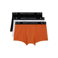 
Bokserki męskie Armani Exchange 3 PACK 957028 CC282 biały/pomarańczowy/czarny
