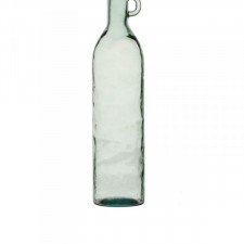 Butelka 18 x 18 x 75 cm szkło z recyklingu Kolor Zielony