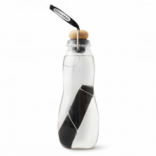 Butelka filtrująca wodę eau good w pokrowcu (czarna) black+blum