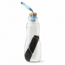 Butelka filtrująca wodę eau good w pokrowcu (niebieska) black+blum
