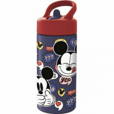 Butelka wody Mickey Mouse Happy Smiles Czerwony Niebieski (410 ml)