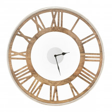 Cichy zegar ścienny z cyframi rzymskimi 40 cm