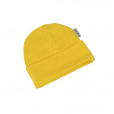  czapka podwójna żółta 32-36 wiek 0-3 m-ce 