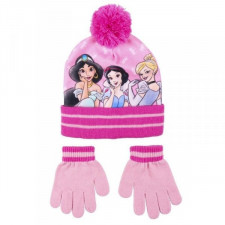 Czapki i rękawiczki Princesses Disney Różowy (Jeden rozmiar)