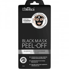 czarna maska węglowa peel off - głębokie oczyszczenie (data ważności: 2022-10-31), 8 ml