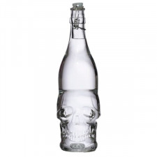 Czaszka - szklana butelka z zatyczką poj. 1l