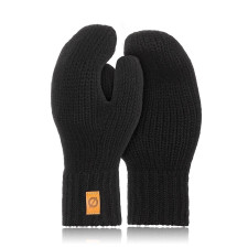 Damskie rękawiczki zimowe Brødrene r02 czarne 9935