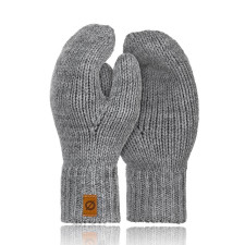 Damskie rękawiczki zimowe Brødrene r02 j. szare 9935