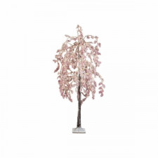 Dekoracyjna figurka ogrodowa Zewnętrzny Wierzba Światło LED Różowy 210 cm