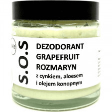 dezodorant w kremie sos z aloesem i cynkiem - grapefruit i rozmaryn, 120 ml