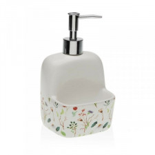 Dozownik mydła Versa Sansa Kvety Ceramika 9,4 x 17,8 x 10,5 cm