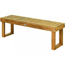 drewniana ławka ogrodowa 3-osobowa