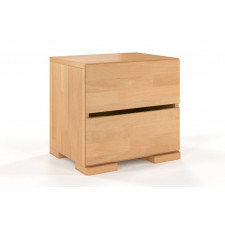 Drewniana szafka nocna bukowa visby sandemo high 2s / kolor naturalny