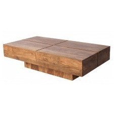 drewniany stolik kawowy bolt 110 cm sheesham