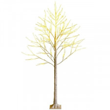 drzewko lampka 150 cm imitacja brzozy ze światełkami led