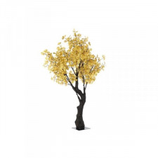 Drzewo DKD Home Decor Żółty Metal (100 x 100 x 200 cm)