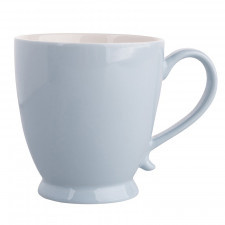 duża filiżanka do kawy i herbaty porcelanowa altom design urban niebieska jasna 400 ml