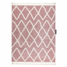dywan prostokątny alameda różowy w berberyjskie romby shaggy