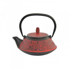 Dzbanek na herbatę DKD Home Decor Czerwony Czarny 800 ml