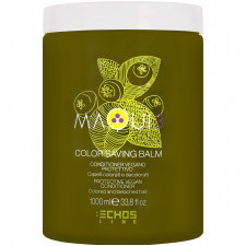echosline maqui 3 color saving balm conditioner - wege odżywka do włosów farbowanych, 1000ml