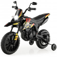 Elektryczny motocykl Aprilla dla dzieci czarny