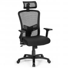 Ergonomiczne krzesło biurowe regulowane 65 x 63 x 113–129 cm