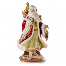 
Figura świąteczna kolekcjonerska Święty Mikołaj z latarenką (50 c
