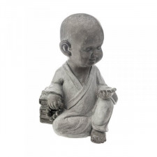 Figurka Dekoracyjna Atmosphera Budda Dziecko 38,5 x 28,5 x 21,5 cm Szary