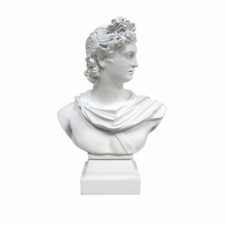 Figurka Dekoracyjna DKD Home Decor Apollo Biały Neoklasyczny 13,7 x 7,5 x 19,5 cm