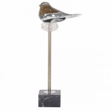 Figurka Dekoracyjna DKD Home Decor Trójkolorowy Ptak 18 x 9 x 42 cm