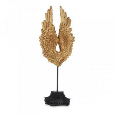 Figurka Dekoracyjna Skrzydła anioła Złoty Czarny 10 x 43 x 17,5 cm