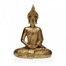 Figurka Dekoracyjna Versa Złoty Budda 12 x 29 x 21 cm Żywica