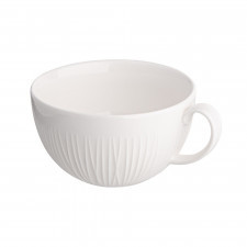 filiżanka do kawy i herbaty porcelanowa altom design alessia ecru kremowa 300 ml