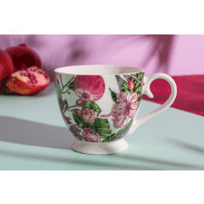 filiżanka do kawy i herbaty porcelanowa altom design hibiskus i 350 ml