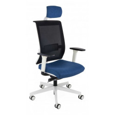 Fotel biurowy Grospol Level WS HD WHITE tkanina Omega - 8 kolorów --- OFICJALNY SKLEP Grospol