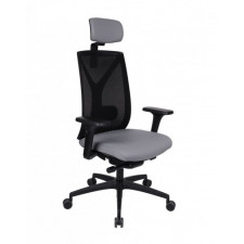 Fotel biurowy Grospol Valio BS HD black chrome tkanina Omega - 8 kolorów --- OFICJALNY SKLEP Grospol