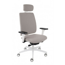 Fotel biurowy Grospol Valio WT HD chrome white tkanina Omega - 8 kolorów --- OFICJALNY SKLEP Grospol