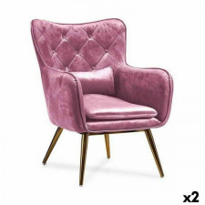 Fotel Różowy 68 x 92 x 70 cm (2 Sztuk)