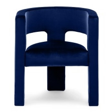 Fotel tapicerowany Alpah ciemnoniebieski, ultramaryna, welurowy