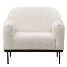 Fotel wypoczynkowy Anderson, obłe kształty