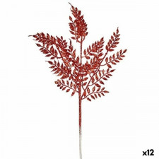 Gałąź Brokat Czerwony Metal Plastikowy 16 x 60 x 2 cm (12 Sztuk)