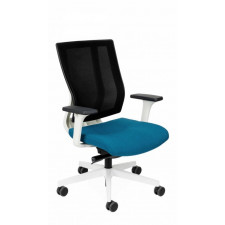 Grospol Fotel biurowy MaxPro WS white tkanina Omega - 8 kolorów --- OFICJALNY SKLEP Grospol