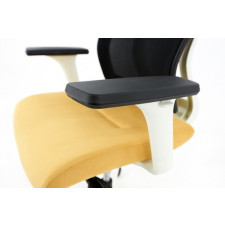 Grospol Fotel biurowy MaxPro WT white tkanina Omega - 8 kolorów --- OFICJALNY SKLEP Grospol