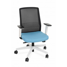 Grospol Krzesło biurowe Coco WS white tkanina Seattle- 10 kolorów --- OFICJALNY SKLEP Grospol