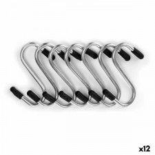 Hak do zawieszenia Set Srebrzysty Metal 4,7 cm (12 Sztuk)