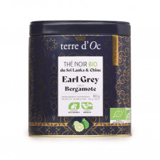 
Herbata czarna w puszce 80 g Earl Grey terre d'Oc
