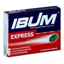 ibum express kapsułki miękkie 12 